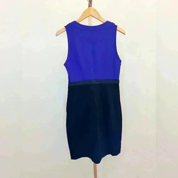 Theory Women's Size 6 Colorblock Sheath Dress Party Cocktail Multicolor - Picture 9 of 11